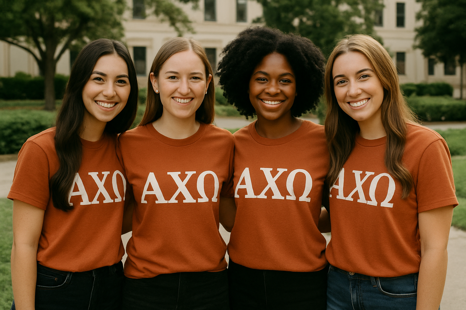 Custom Printed T Shirts for Sororities