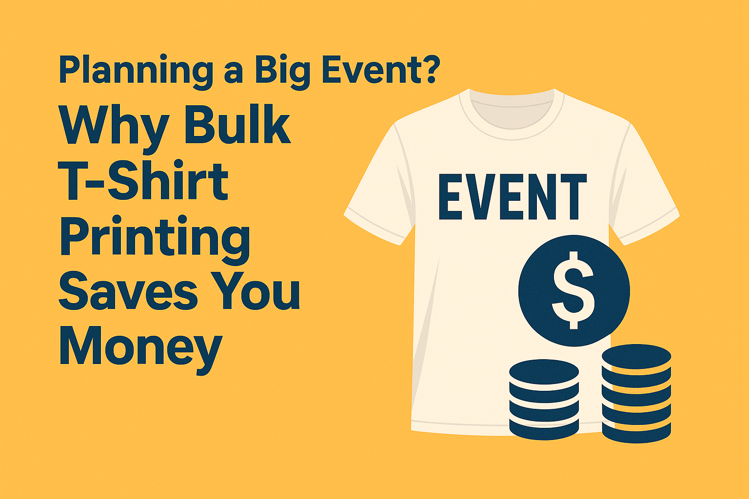 BULK T SHIRT PRINTING FOR EVENTS