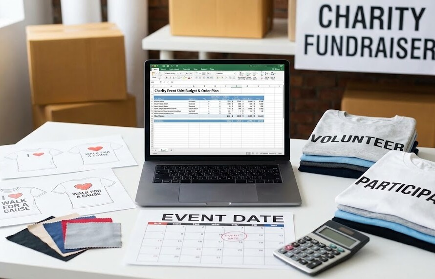 Planning Shirts for Charity Events and Fundraisers