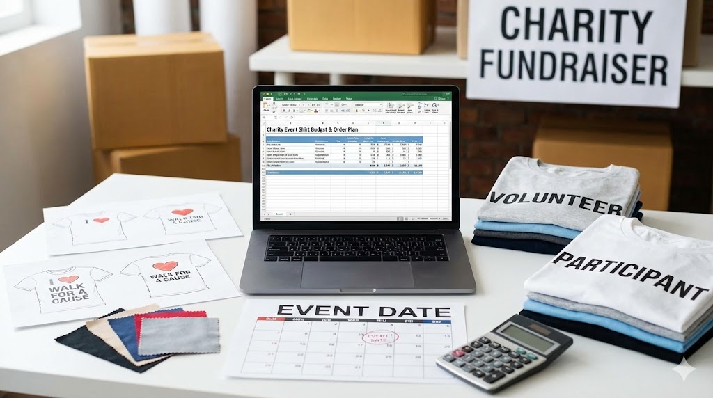 Planning Shirts for Charity Events and Fundraisers